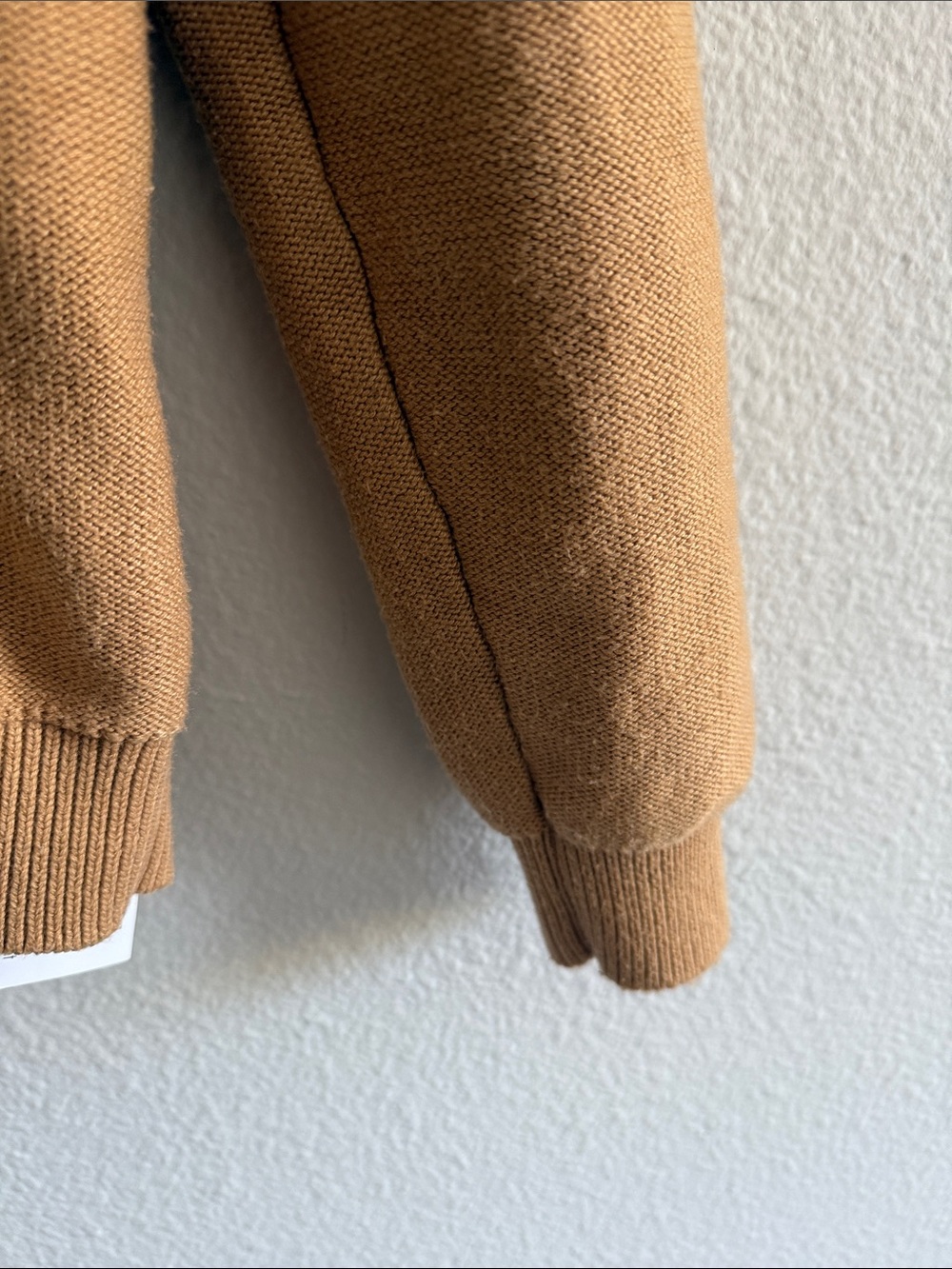 Miu Miu Camel Logo Wool-blend V-neck Cardigan - Picture 10 of 14